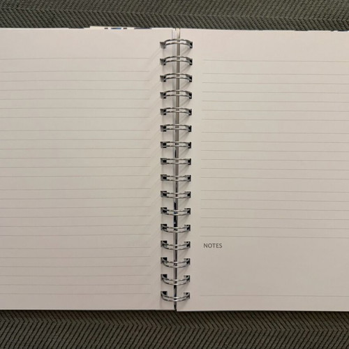 Planner diary new with spiral, stickers and magnetic bookmark