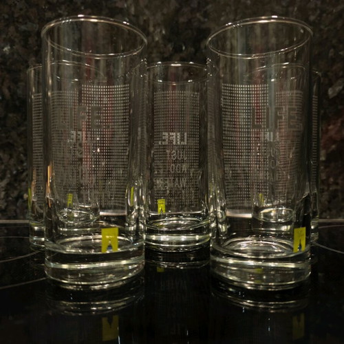 Water glasses like new, set of 5