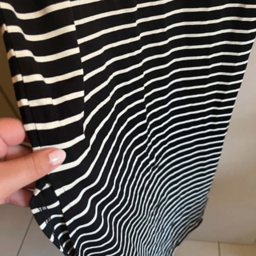 Sleeveless long dress Mudo Collection like new, size 40, black and white
