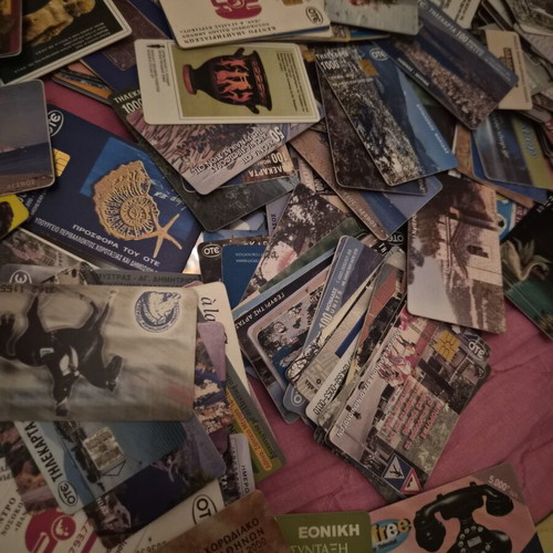 Collectible Phone Cards Album and Loose Like New