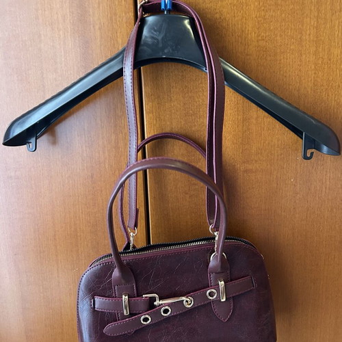 Trendyol small burgundy crossbody bag