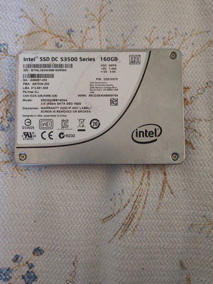 Intel SSD DC S3500 Series 160GB like new, SATA III 2.5 inch