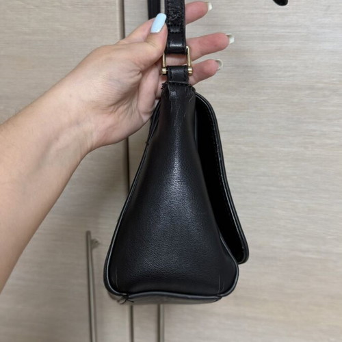 Carpisa Crossbody Shoulder Black Mini Flap Bag Used