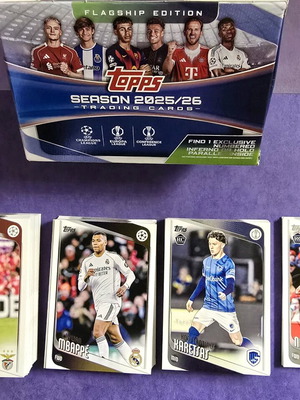Topps UCL Flagship Season 2025-26 Trading Cards New