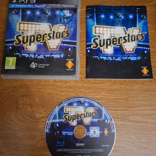 TV Superstars PS3 game complete with manual, used, excellent condition