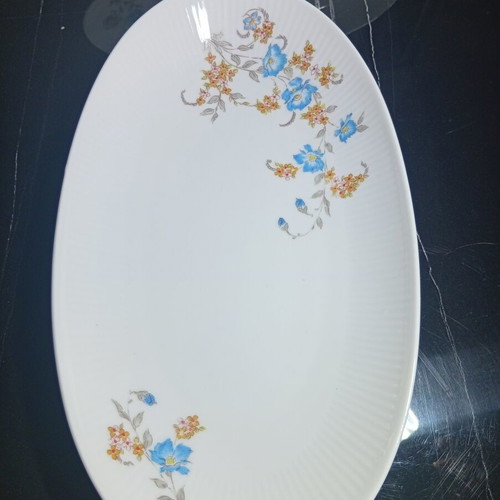 Vintage Seltmann Weiden Bavaria set of 2 small oval porcelain platters
