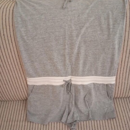 Strapless One-Piece Shorts like new, gray, size M