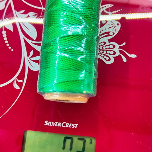 Green nylon twine 55g (~60m) new for kite and bindings