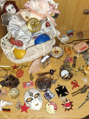 Various USSR and DDR memorabilia collection