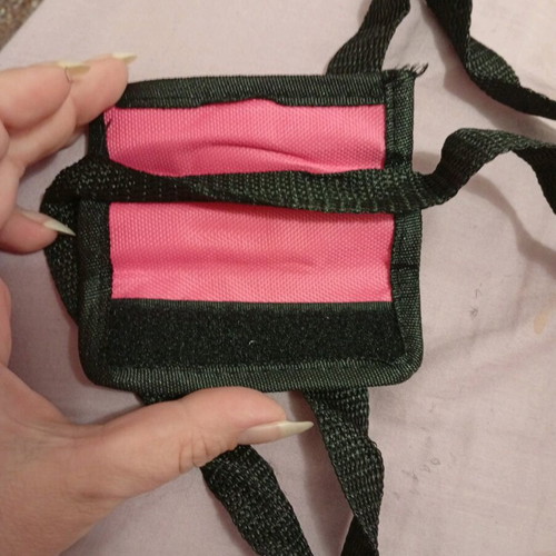Shoulder beach bag like new with cooler pink