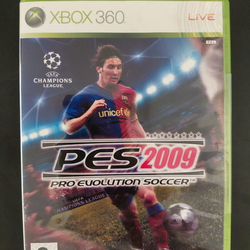 PES 2009 Xbox 360 game used, sports