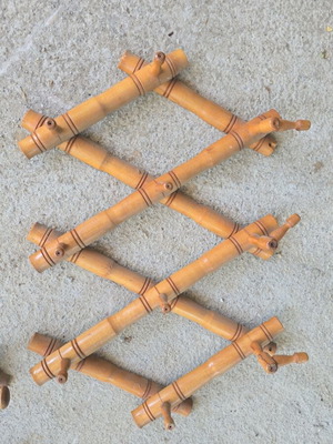 Folding hanger used