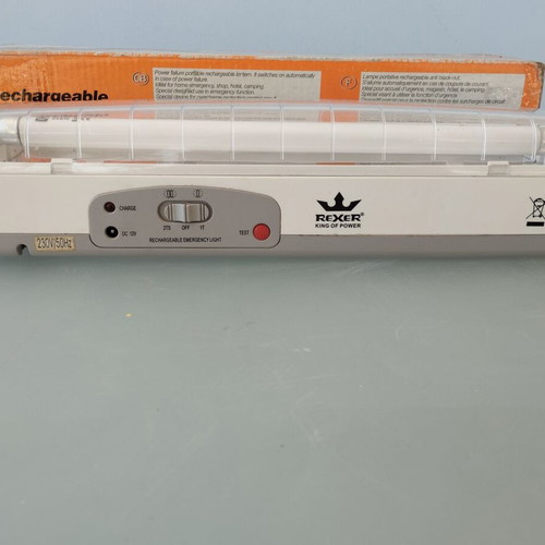 Rexer Emergency Light used, rechargeable 2x8W