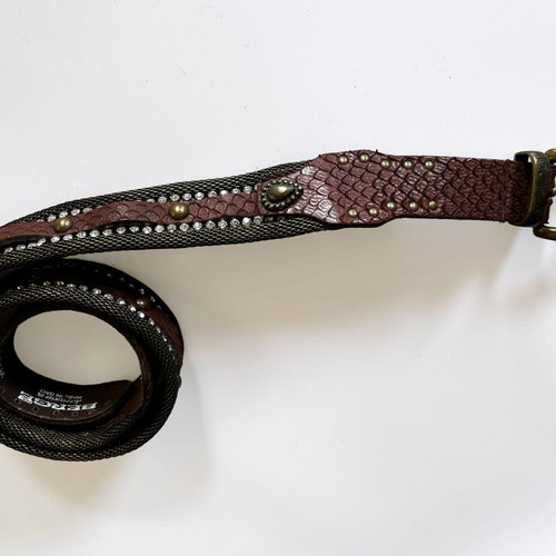 Berge leather belt brown, like new, size 90