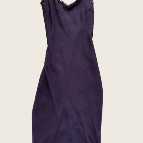 Dress with straps purple like new, size S