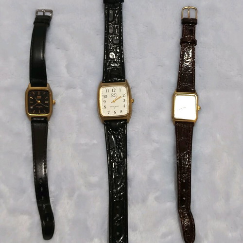 Set of three vintage watches used