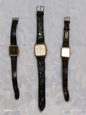 Set of three vintage watches used