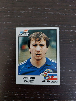 Euro 84 Panini Velimir Zajec like new collectible sticker