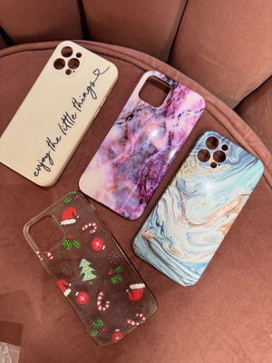 iPhone 12 Pro case used, set of 4 pieces