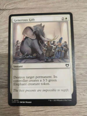 Magic the Gathering Generous Gift κάρτα καινούργιο