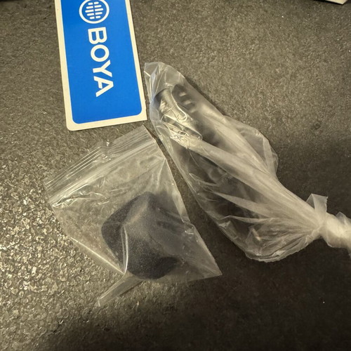 Boya Microphone for iPhone used, compatible up to iPhone 14 Pro Max