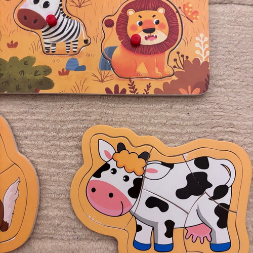 Pack of 7 baby puzzles like new