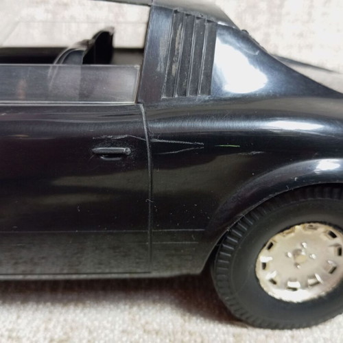 Knight Rider KITT Opel GT KIBI vintage 80s toy car new without box black plastic rare