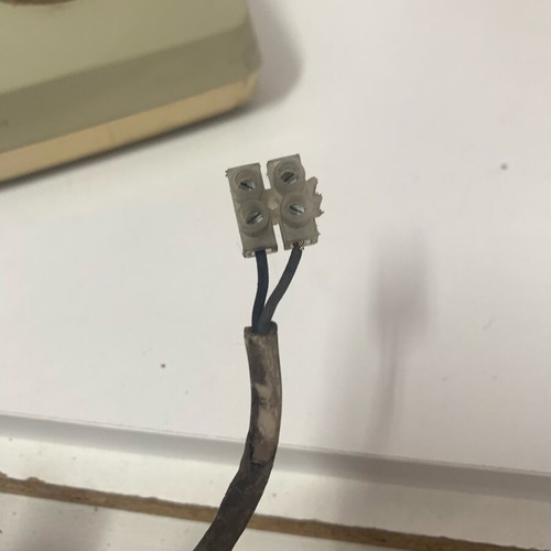 Siemens vintage telephone device used, wired