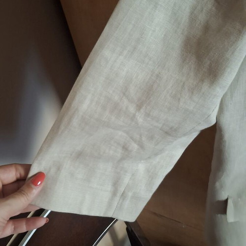 Women's linen jacket beige size XL like new