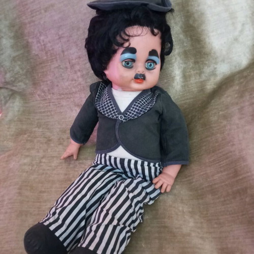 El Greco fabric Charlie doll used, large