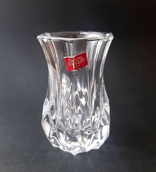 Κρυστάλλινο Βάζο CRYSTAL D'ARQUES Γαλλικό vintage ρετρό
