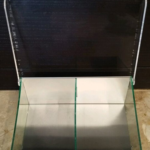 Garibaldi two-position case like new, premium brown organizer