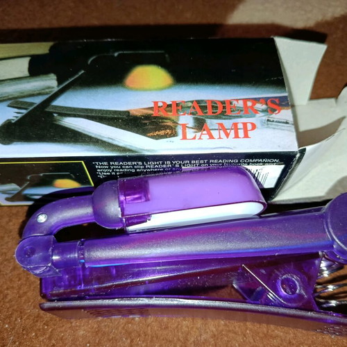 Reader clip lamp for book reading new
