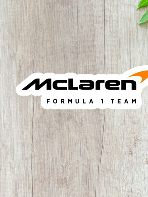 Αυτοκόλλητο McLaren Formula 1 καινούργιο, γυαλιστερό χαρτί