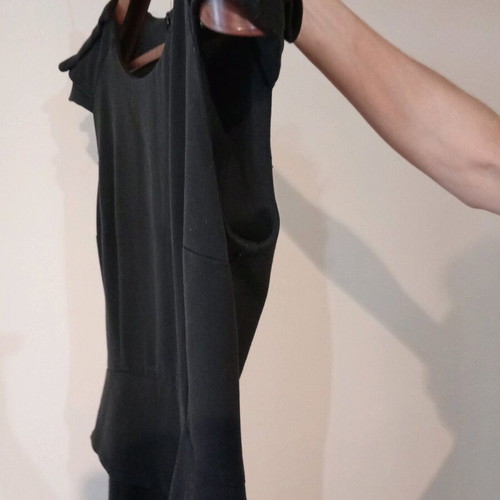 Black Grama dress like new, viscose, size M