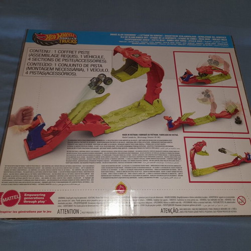 Hot Wheels Snake Slam Takedown πίστα Monster Trucks καινούργιο
