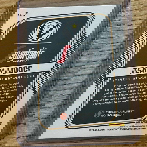 Αριθμημένη Κάρτα Virtus Bologna Team Logos Panini Euroleague 2024-25 26/49
