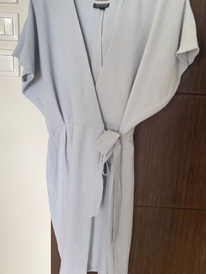 Φόρεμα τύπου κιμονό Topshop καινούργιο, γκρι, μέγεθος M