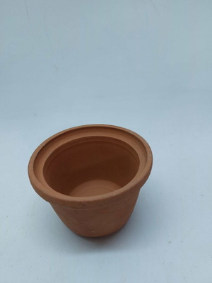Ceramic flowerpot container used 7x10cm
