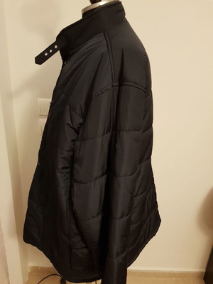 Double 2XL jacket-coat used, black