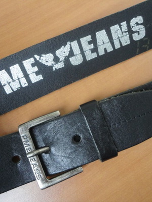PME Jeans men's belt size 95 like new, genuine leather, black