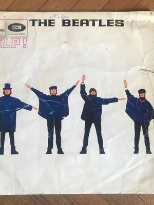 Εξώφυλλο δίσκου The Beatles Help μεταχειρισμένο, πρώτη αγγλική έκδοση