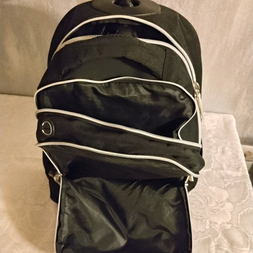 Ronaldo trolley school bag with 3 compartments