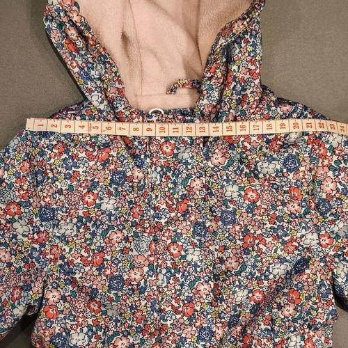 Carter's Baby Girl Floral Hooded Jacket Coat size 12M like new