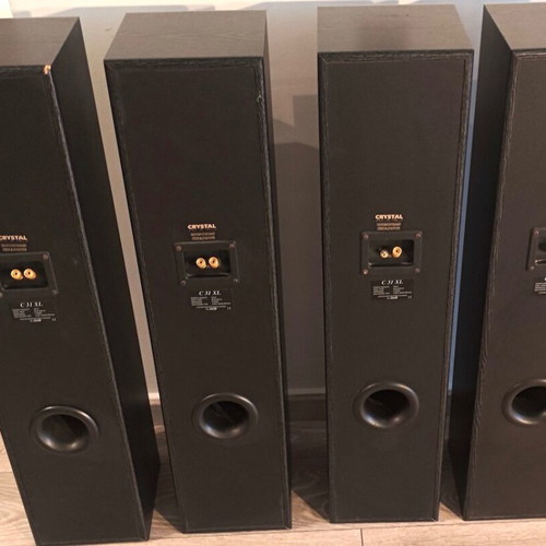 Crystal Audio home cinema speaker set, 4 floorstanding C31 XL, 1 center