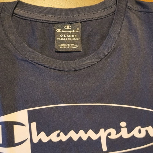 Champion Legacy Big Logo sleeveless t-shirt blue XL like new