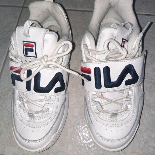 Fila athletic shoes used, white, size 37.5