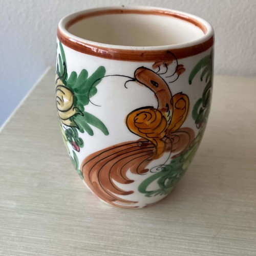 Handmade ceramic mug Skyros like new
