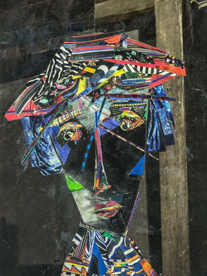 Modern art collage print 21x29 on high-quality paper new