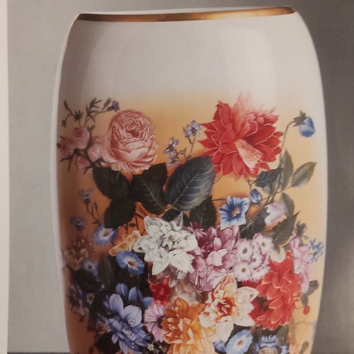 Handmade vase new from Italy, hand-painted, collectible artwork 55 cm